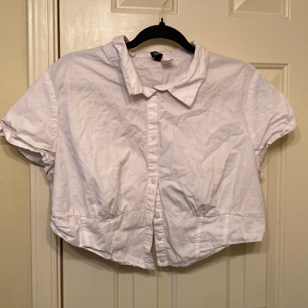 Women short sleeve crop top